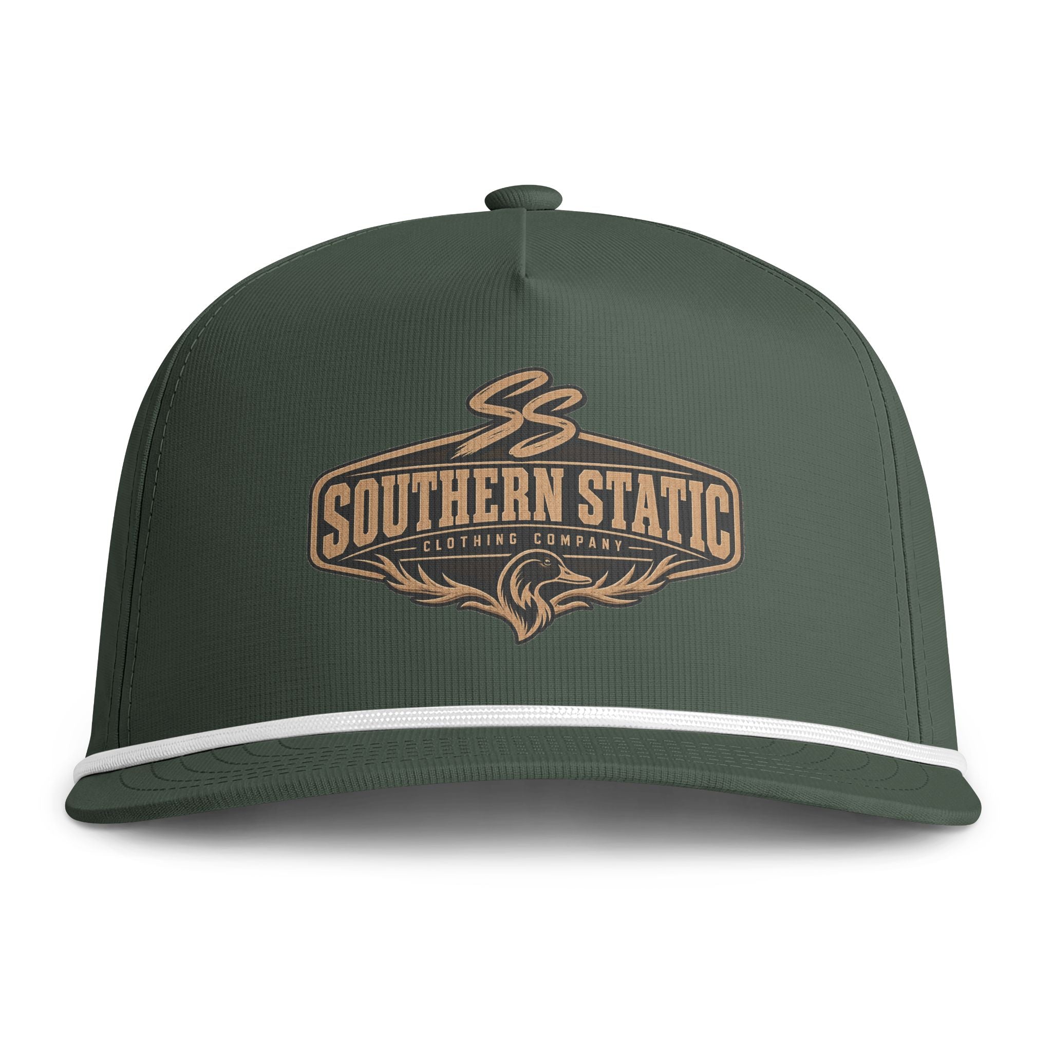 Sunwashed Rope Cap - Southern Static Vintage Logo Rope Hat