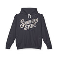 Southern Static Hoodie — Retro Floral Script Lightweight Hoodie