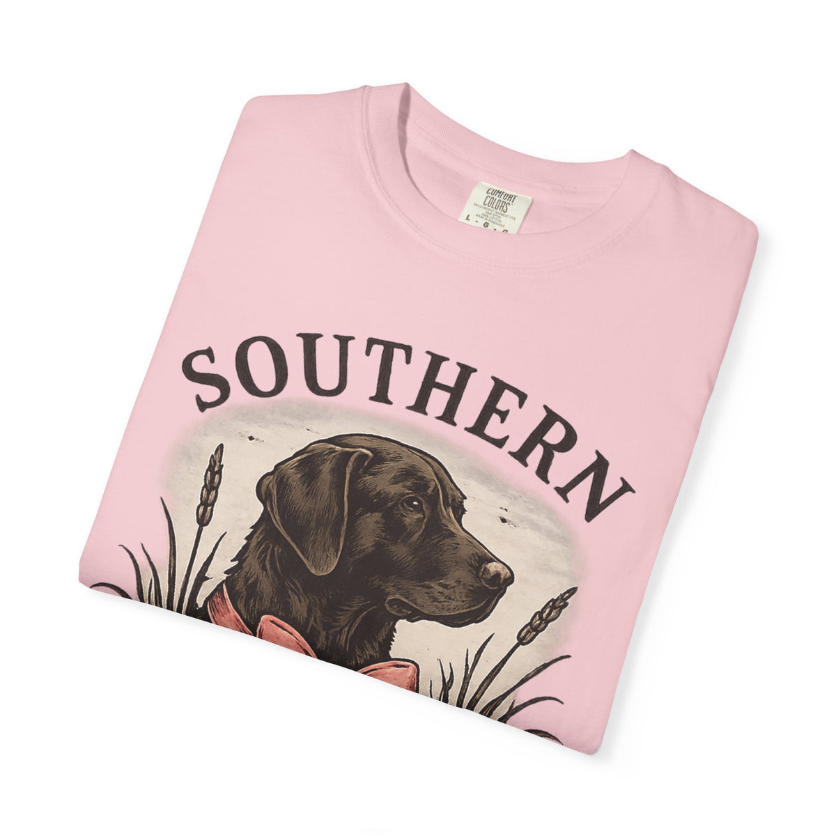 Southern Static Labrador Graphic T-Shirt — Vintage Dog Tee