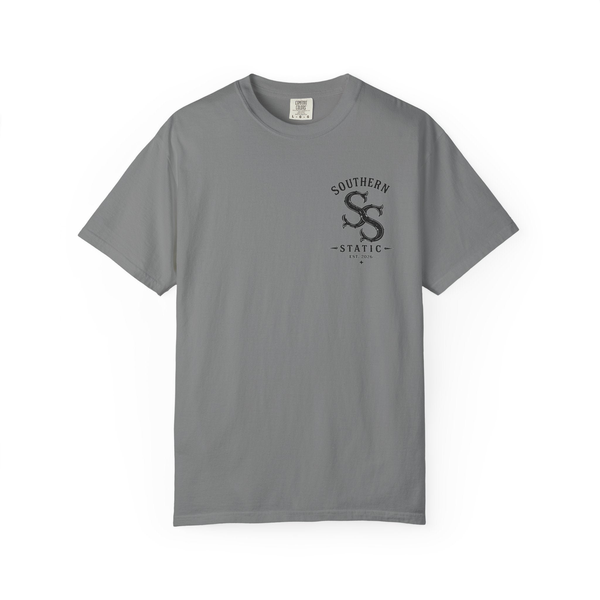 Men’s Southern Static Star T-Shirt — American Flag Vintage Logo Tee