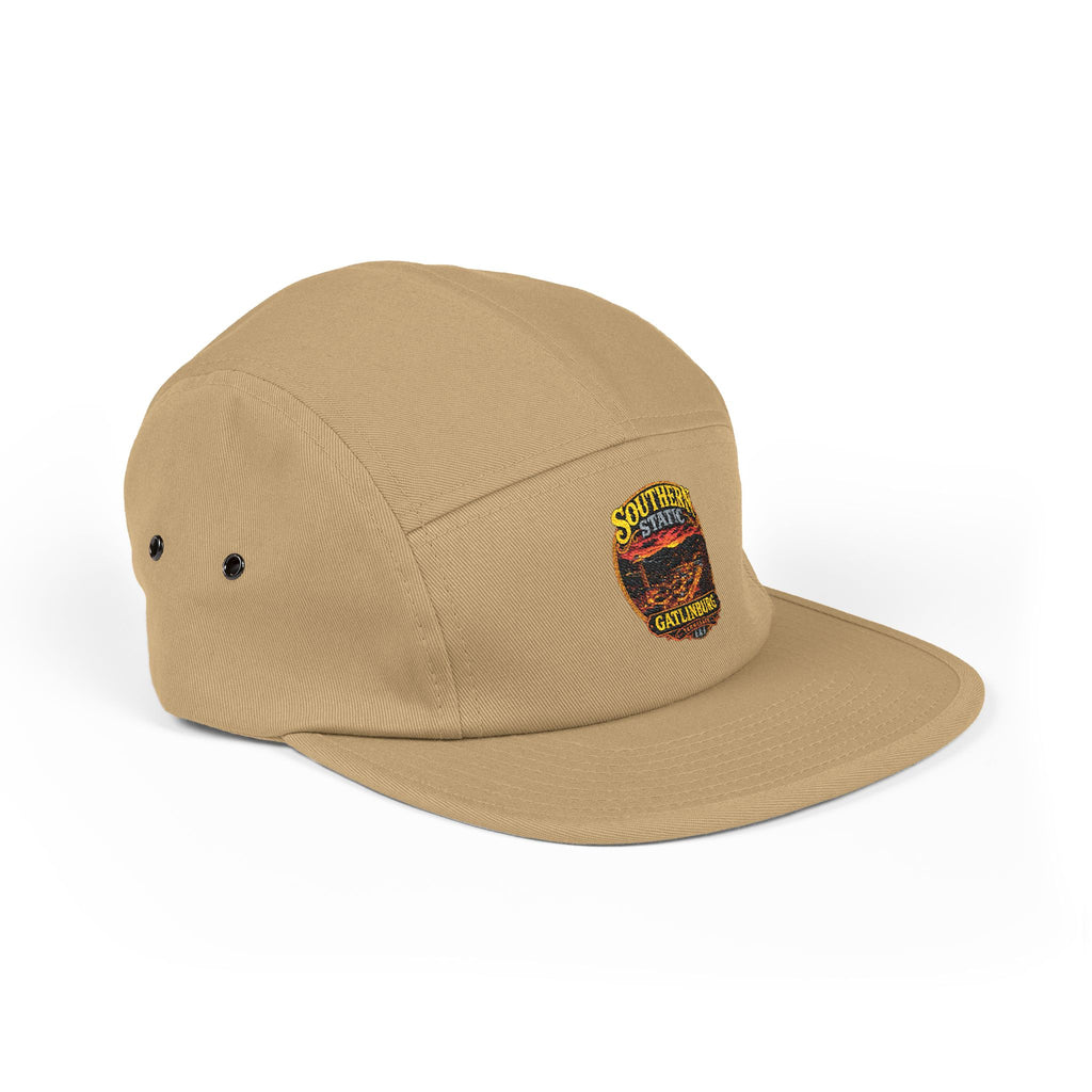Southern State Gatlinburg Embroidered 5-Panel Cap | Khaki