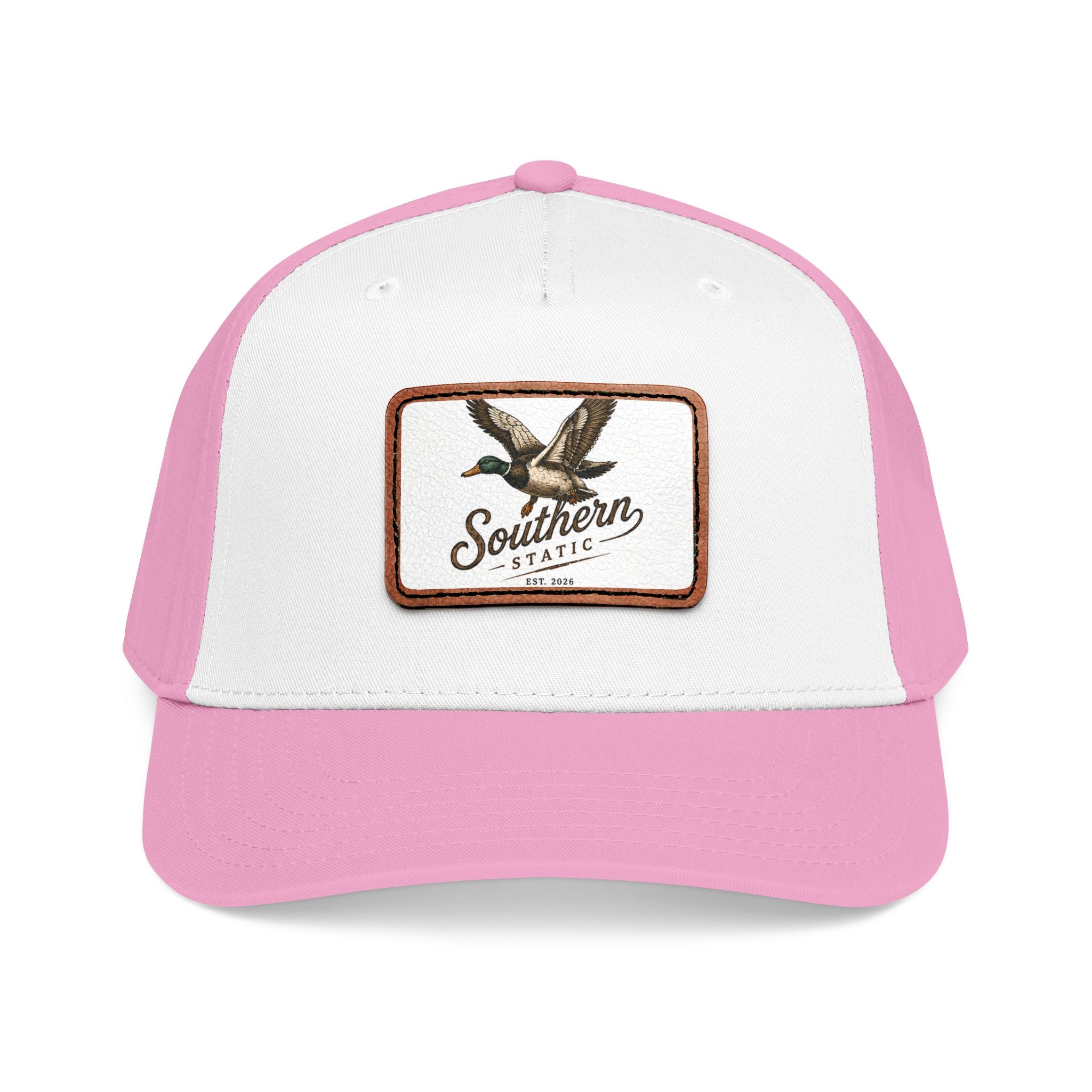 Leather Patch Dog Baseball Cap — Southern Tracker Mid-Profile Hat