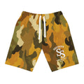Camo Athletic Long Shorts — Southern Static Logo Performance Swim/Workout Shorts