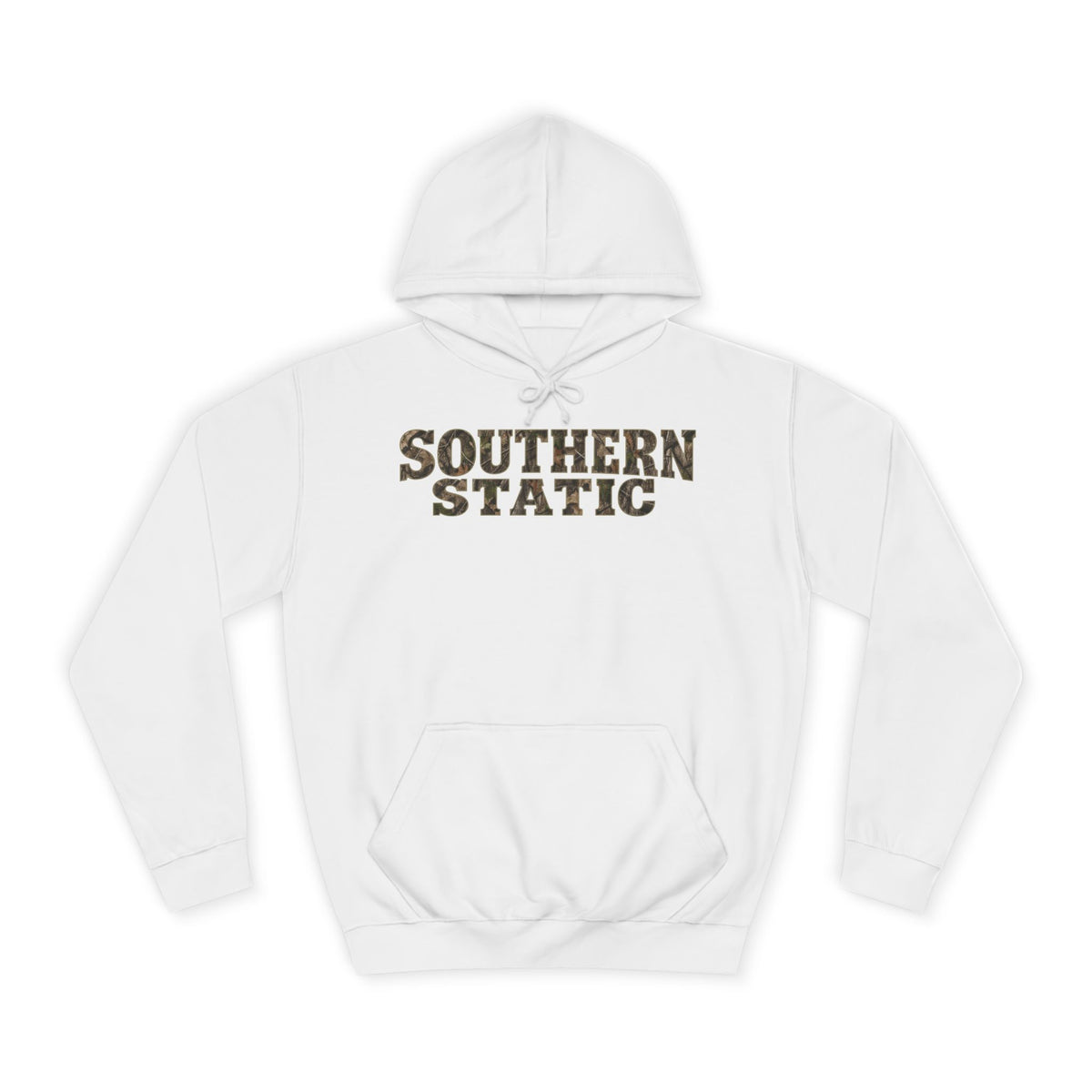 Southern Static Hoodie - Retro College Style Pullover