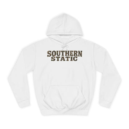 Southern Static Hoodie - Retro College Style Pullover