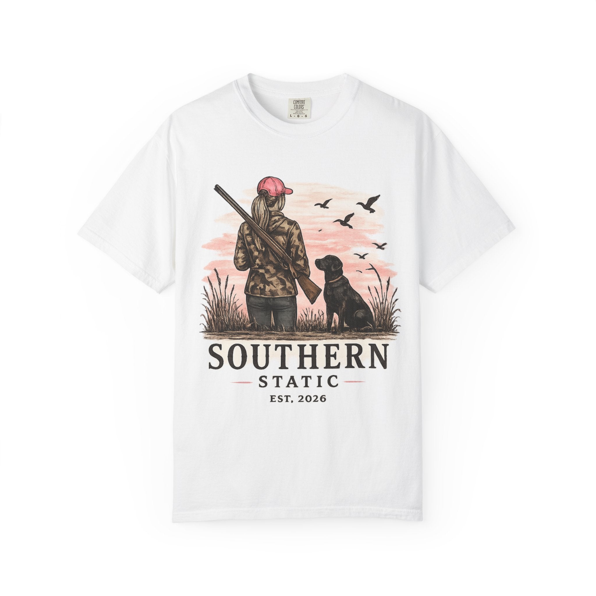 Southern Static Hunting T-Shirt — Hunter & Retriever Graphic Tee