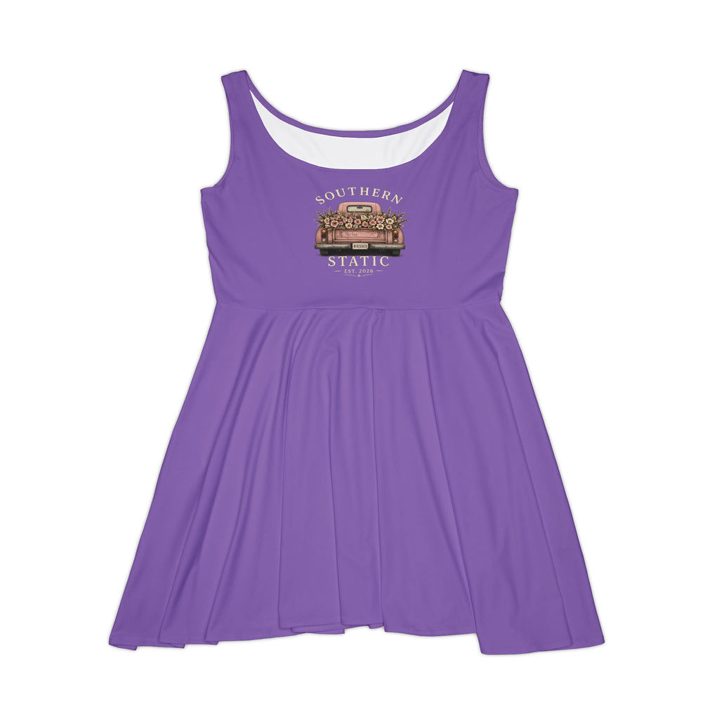 Southern Static Vintage Truck Skater Dress