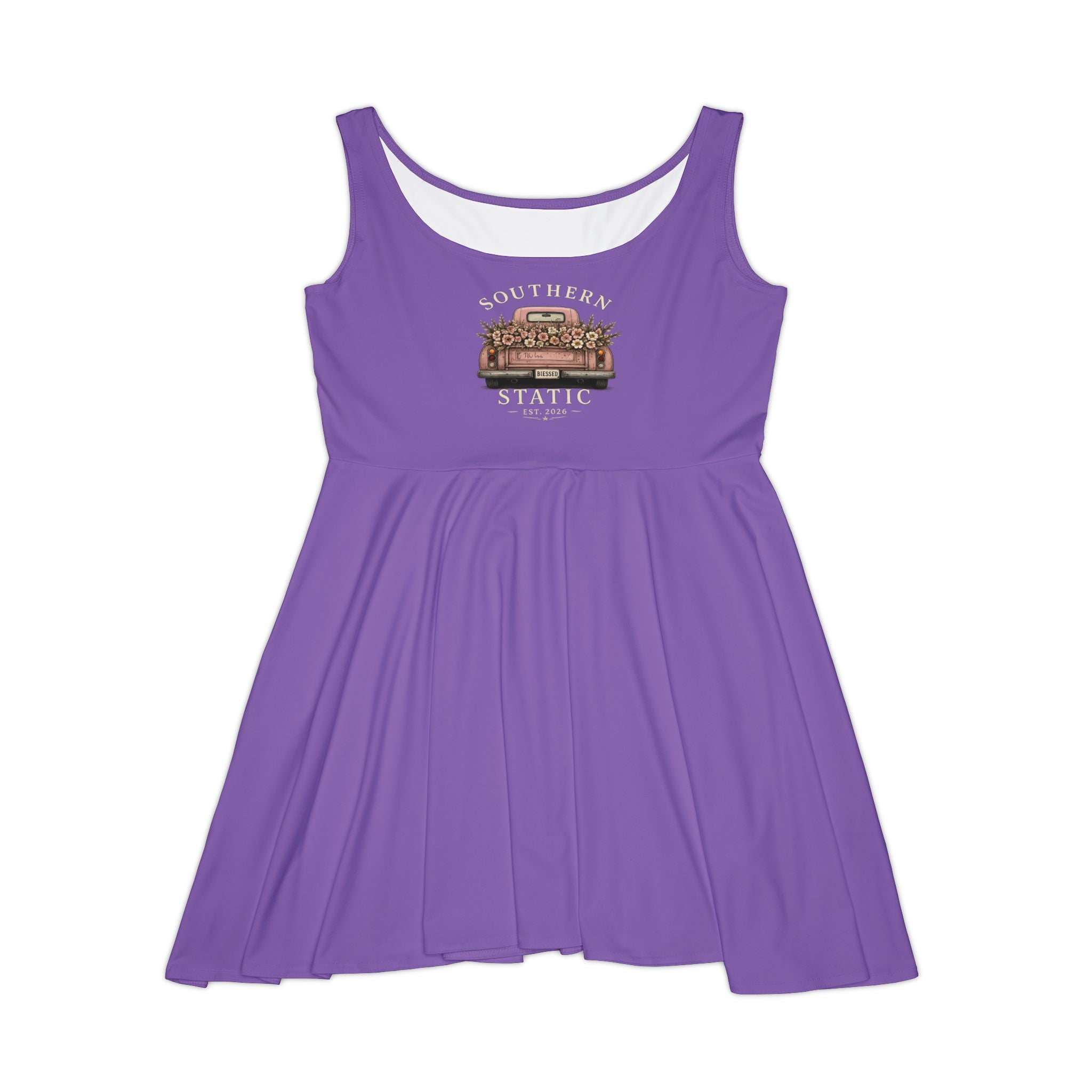 Southern Static Vintage Truck Skater Dress