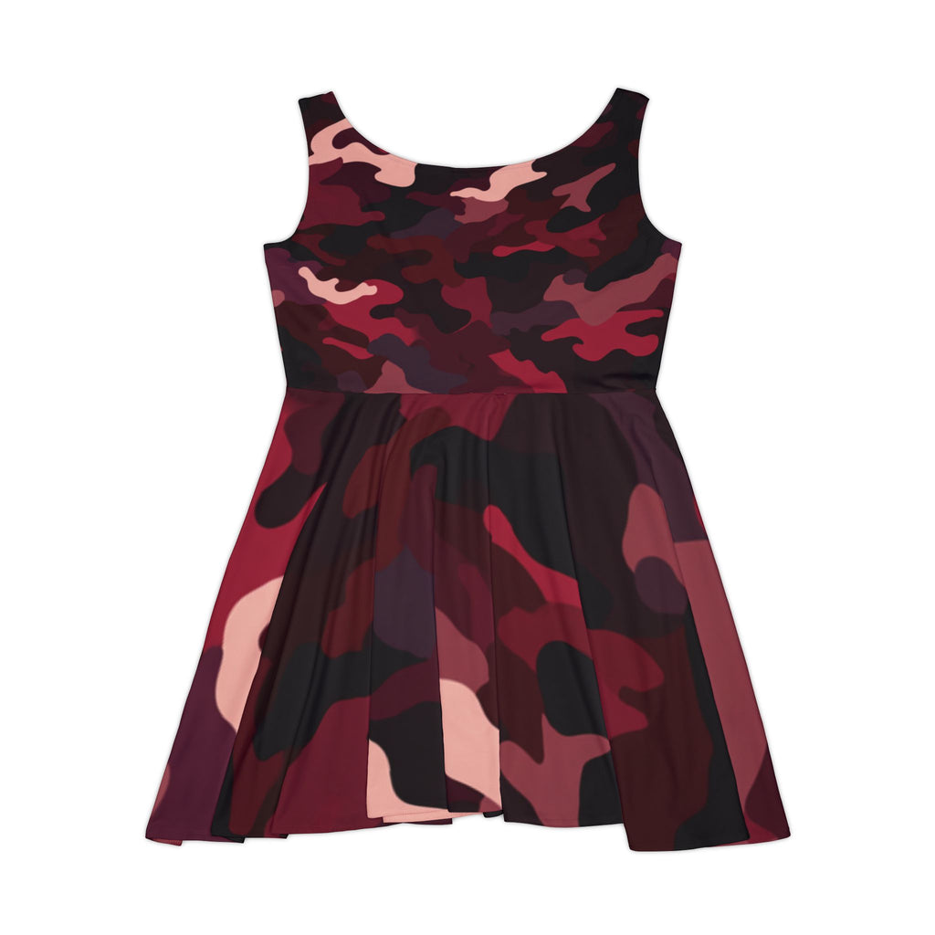 Red & Pink Camo Skater Dress – Southern Static Logo
