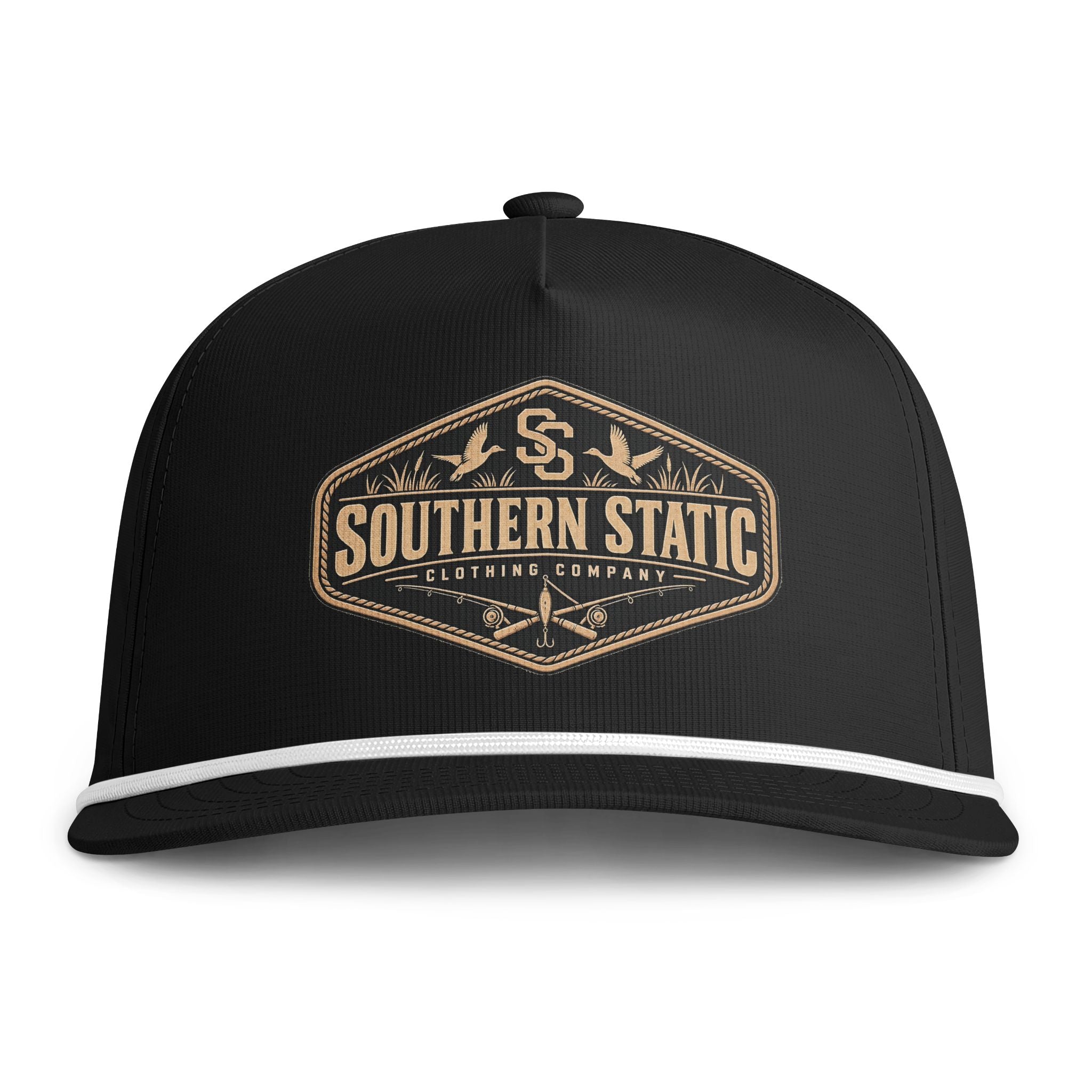 Sunwashed Rope Cap - Southern Static Vintage Patch Hat