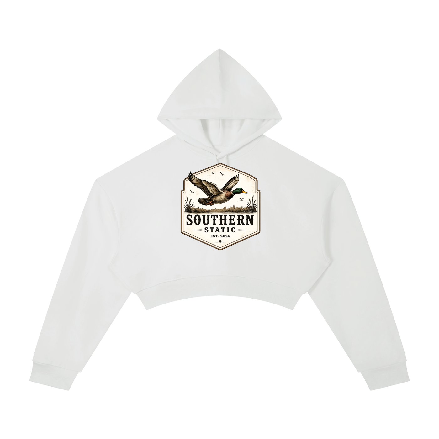 Essential Cropped Hoodie