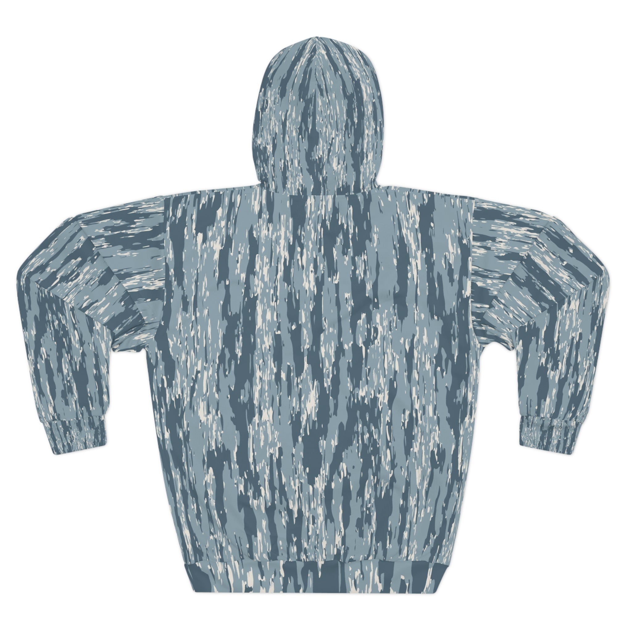 Camo Blue All-Over Print Hoodie — Southern Shackle Logo
