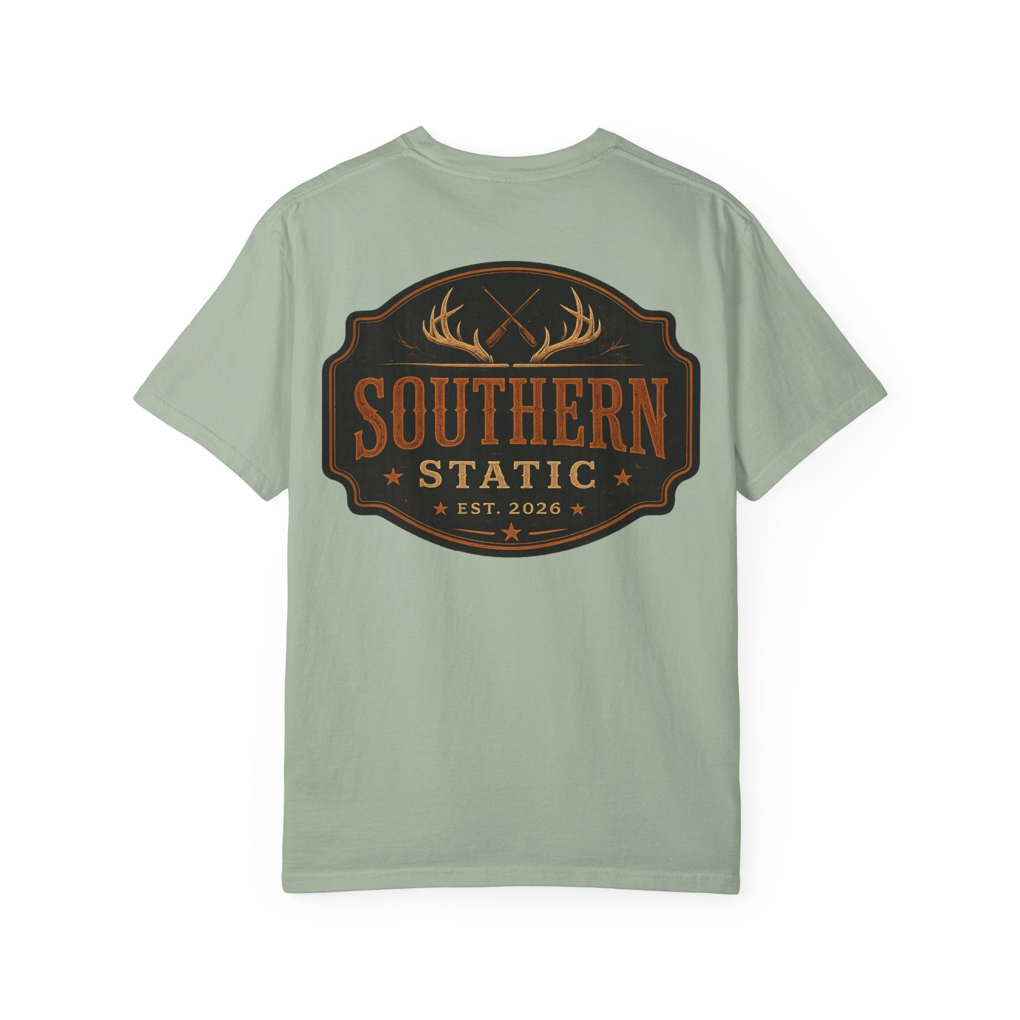 Southern Static Graphic T-Shirt — Vintage Hunting Crest Tee