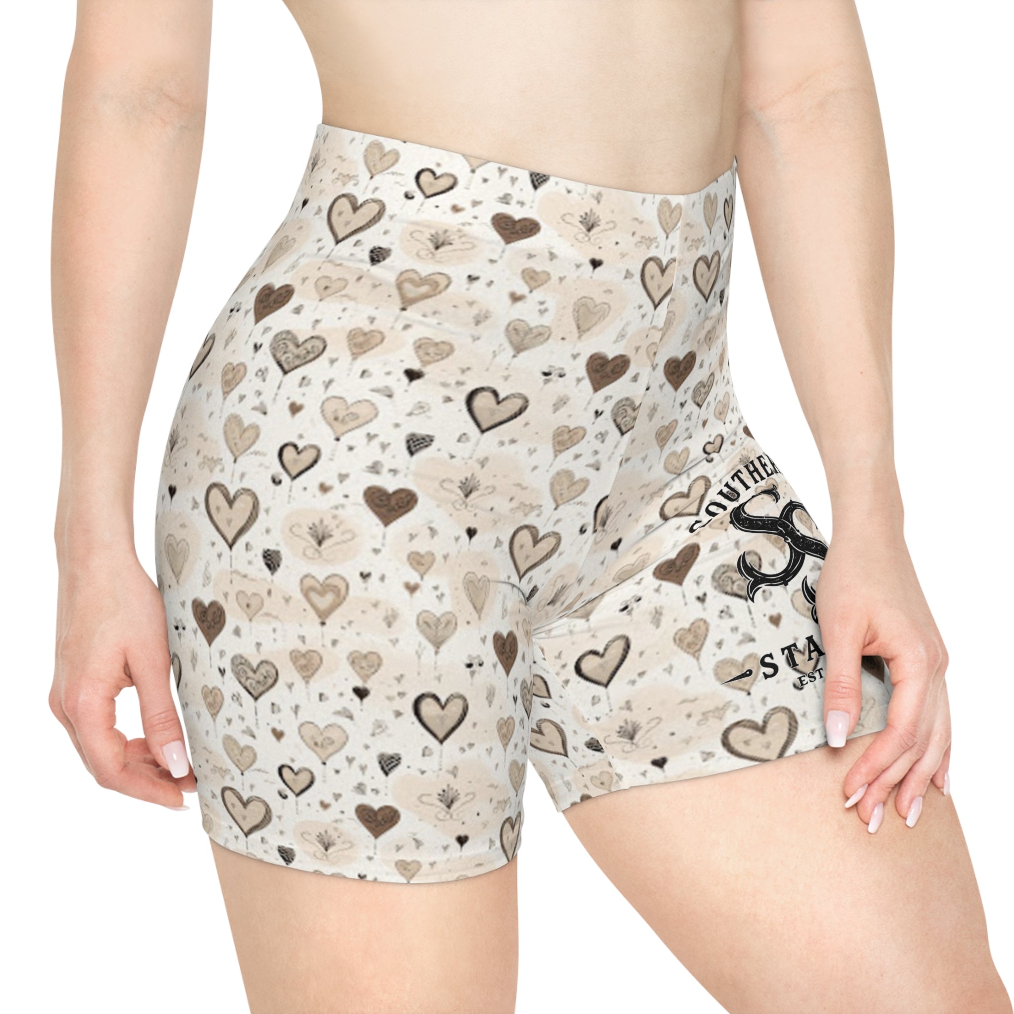 Women's Biker Shorts — All-Over Print Comfortable Activewear