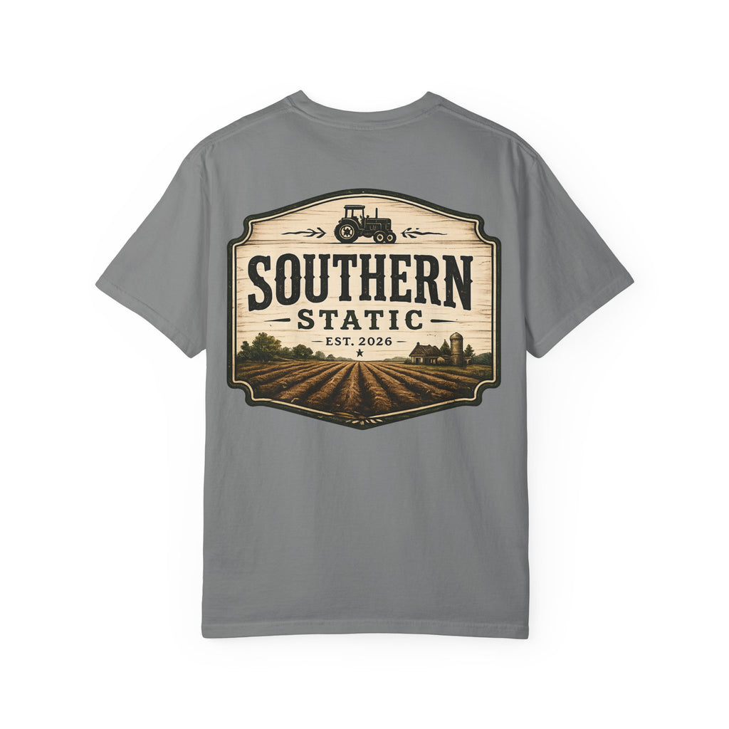 Southern Static T-Shirt — Vintage Farm Tractor Graphic
