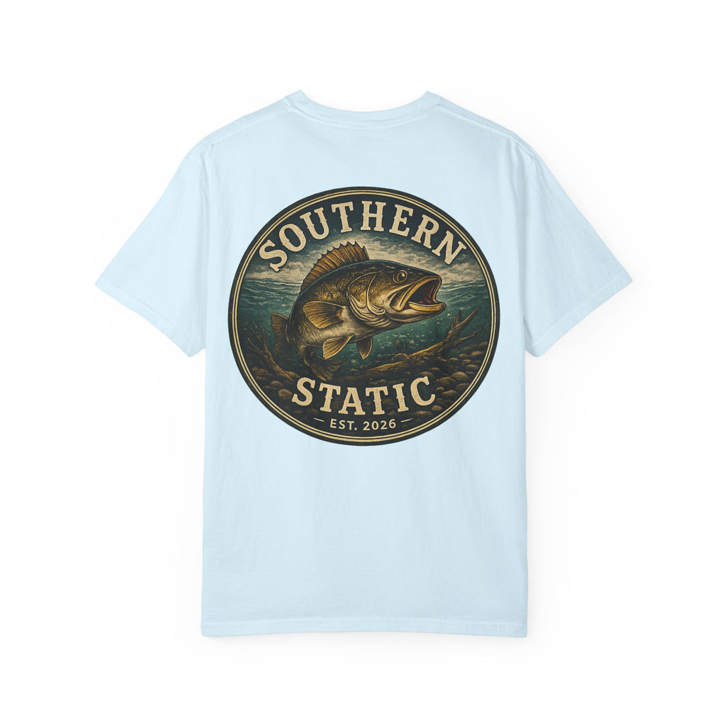 Southern Static Bass Fishing T-Shirt — Vintage Logo Tee