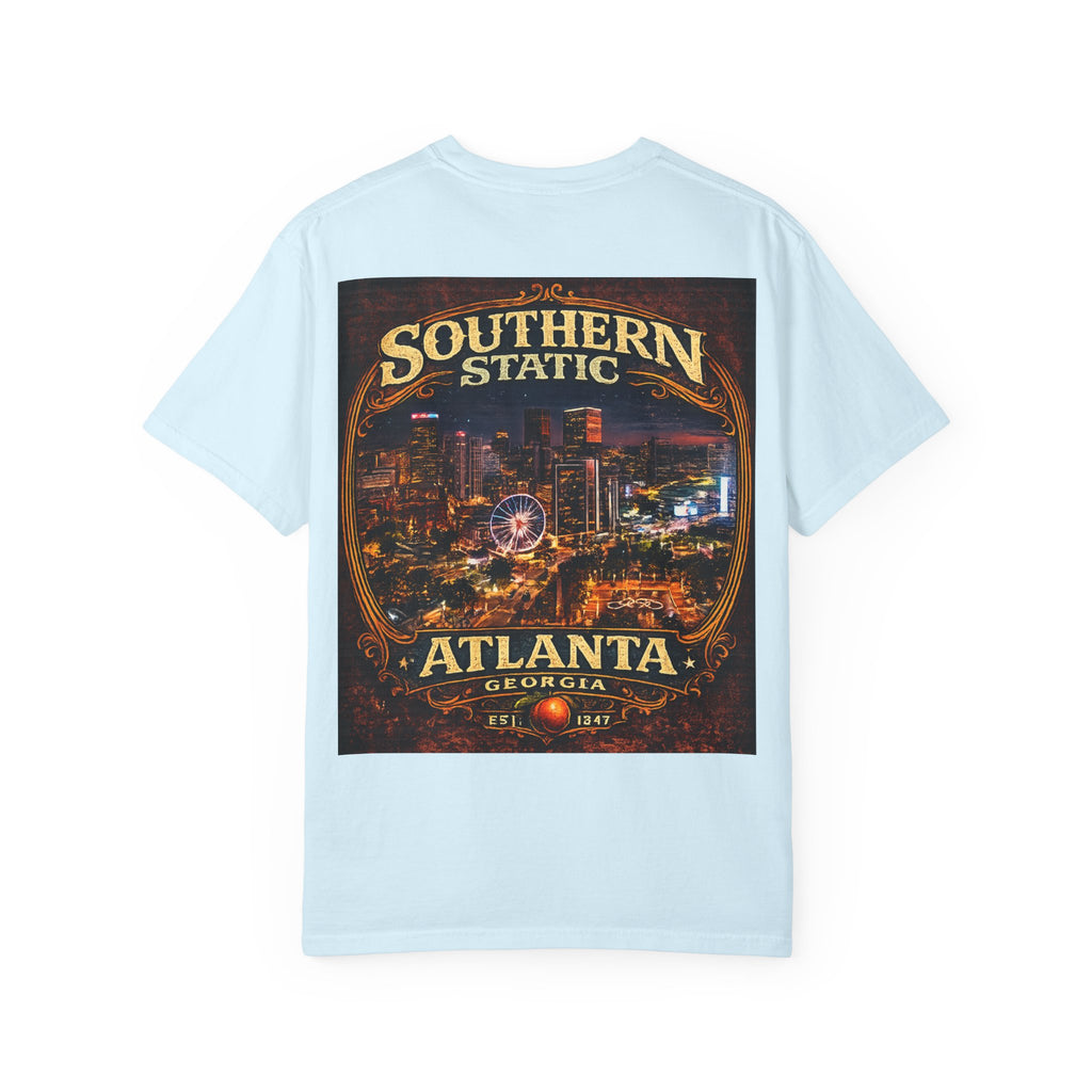Atlanta Nightscape T-Shirt — Southern Static Vintage Cityscape Tee