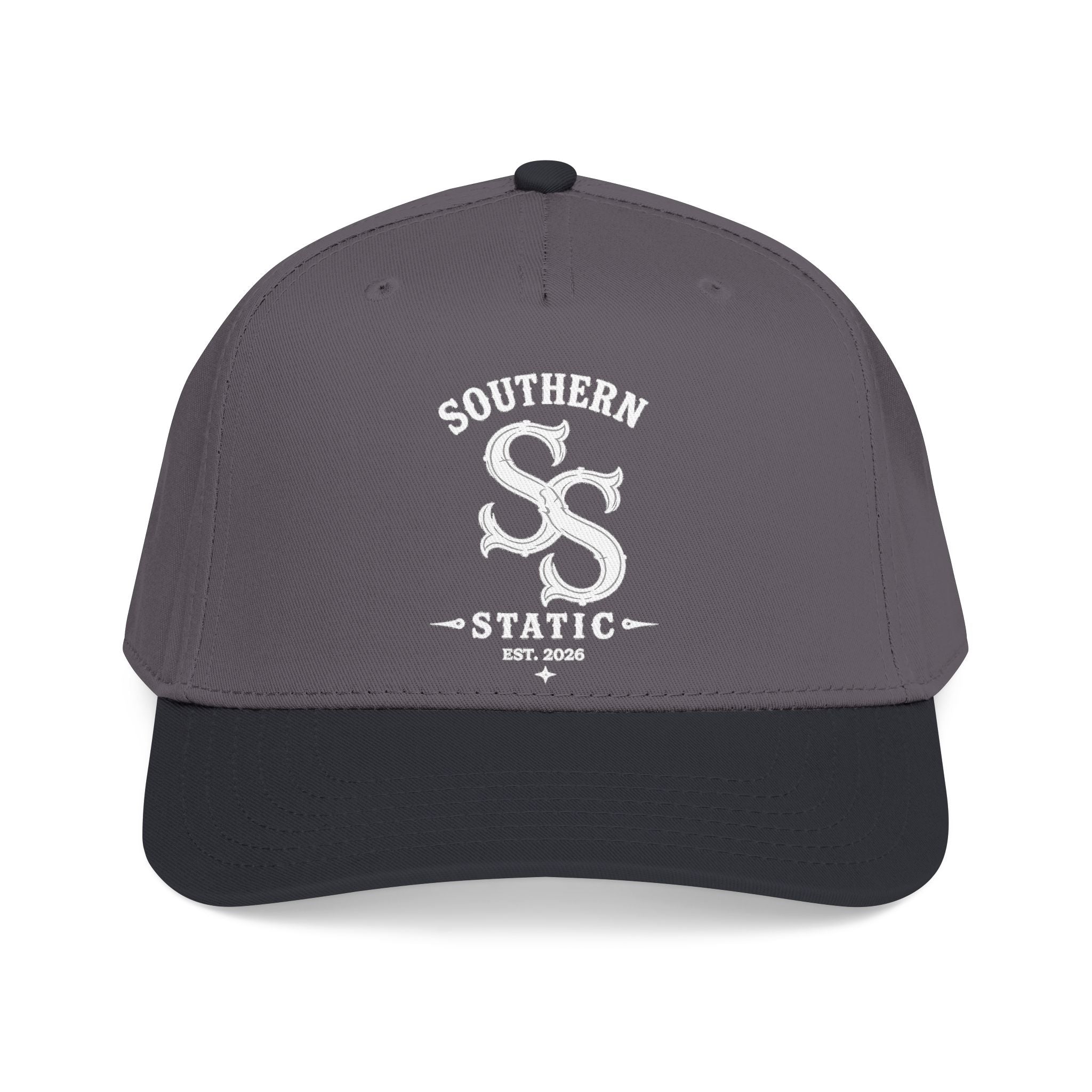 Southern Static SS Baseball Cap — Vintage Monogram Trucker Hat