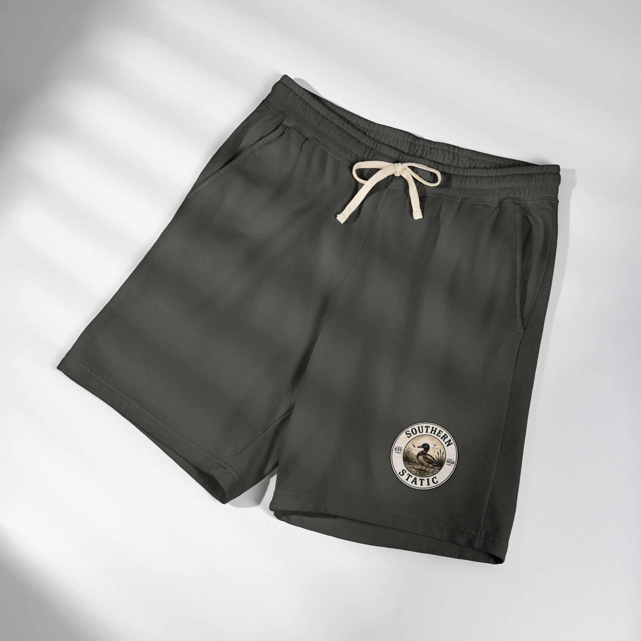 Lightweight Fleece Sweat Shorts — Vintage Surf Patch