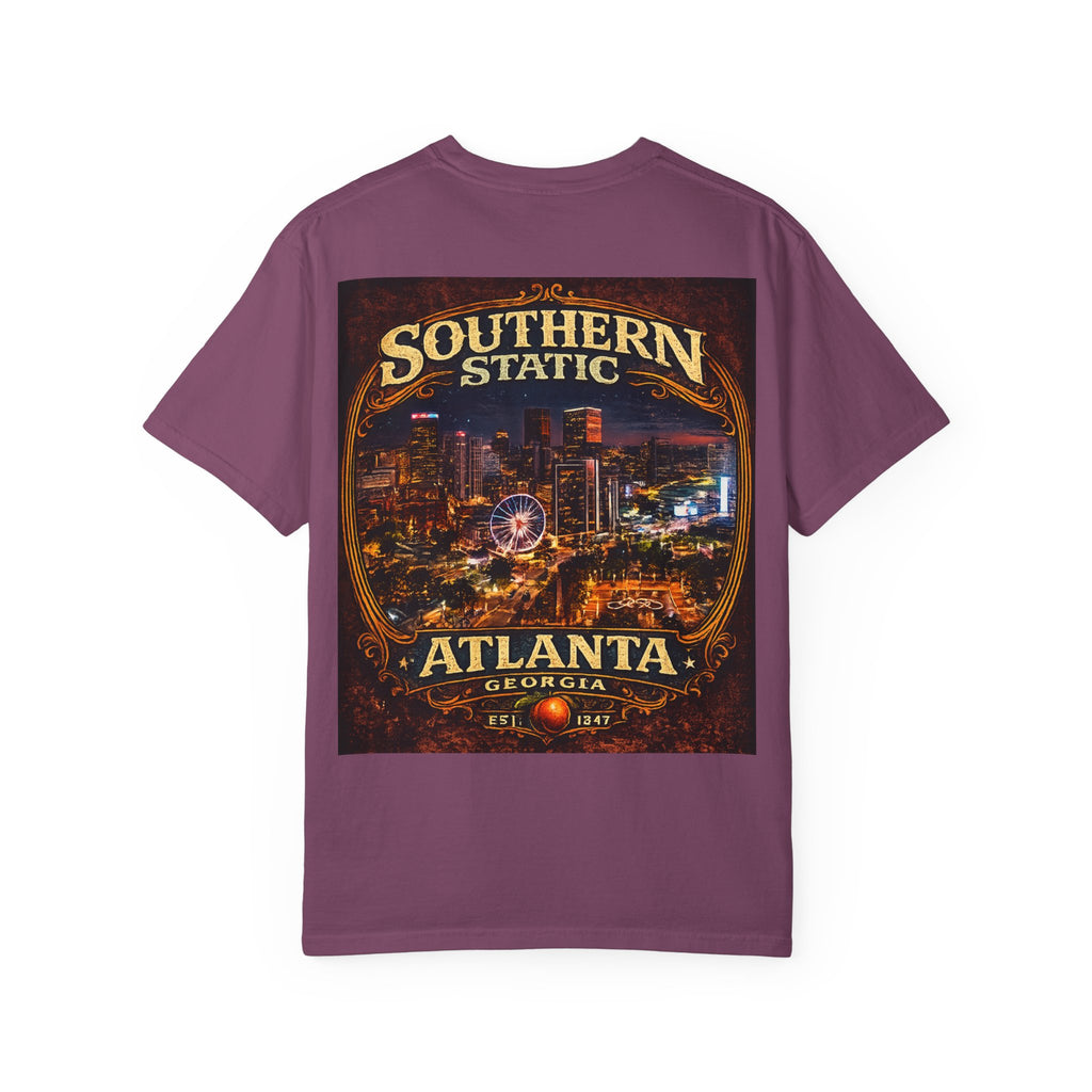 Atlanta Nightscape T-Shirt — Southern Static Vintage Cityscape Tee