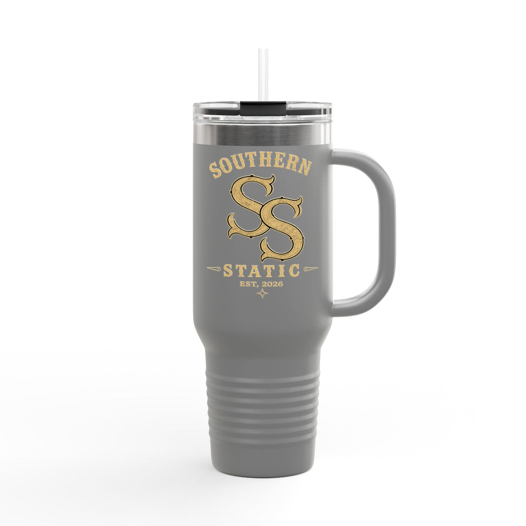40oz Insulated Travel Mug — Southern Static Logo Stainless Tumbler
