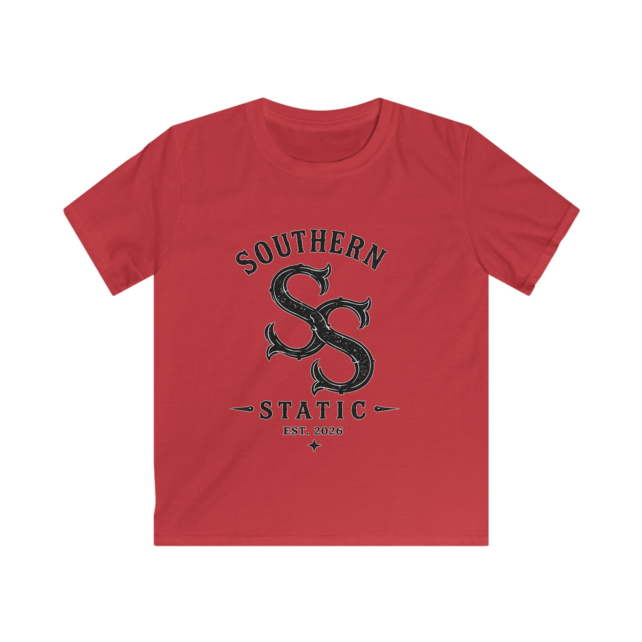 Kids Tee — "Southern Static" Logo Graphic Shirt (Est. 2026)