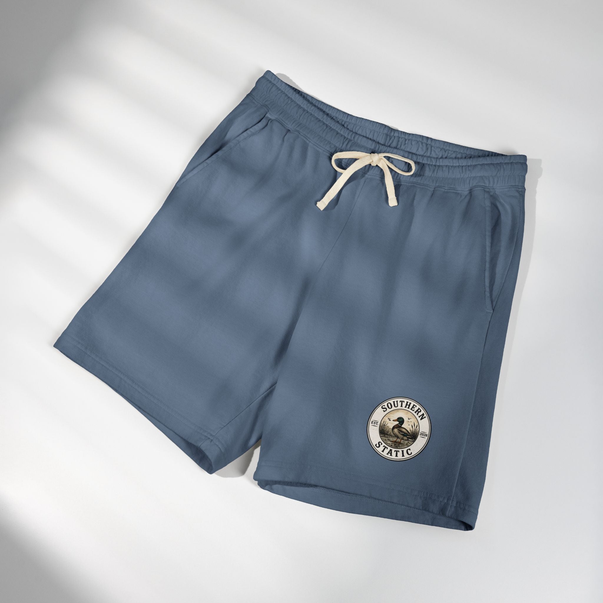 Lightweight Fleece Sweat Shorts — Vintage Surf Patch