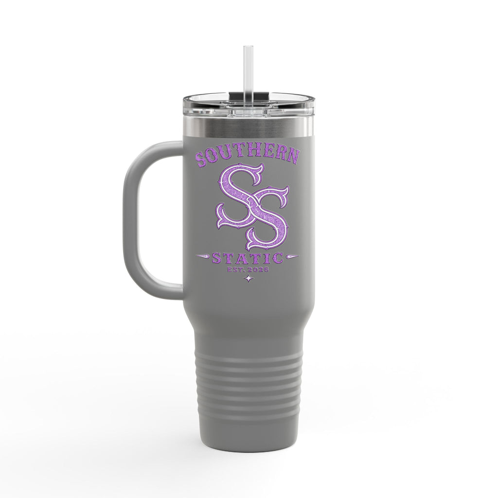 40oz Insulated Travel Mug — Southern Static Logo Stainless Tumbler