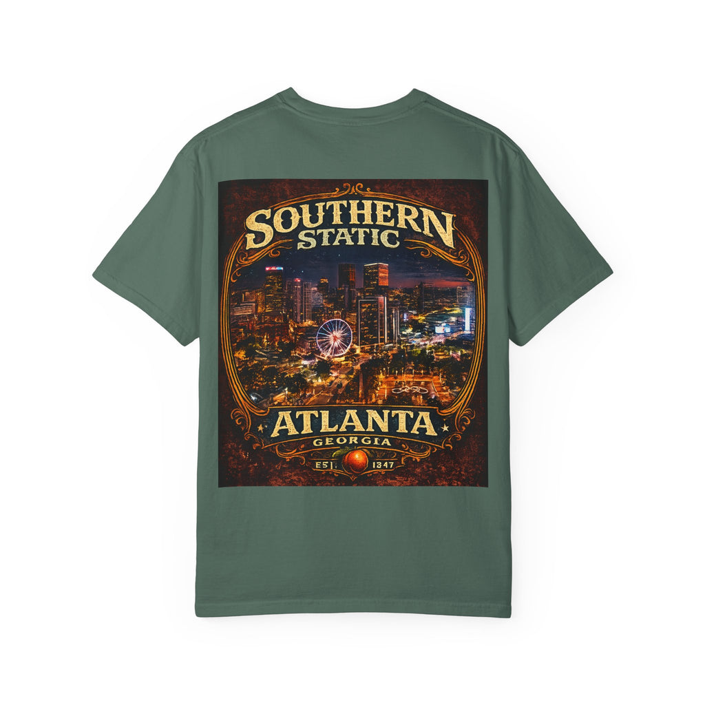 Atlanta Nightscape T-Shirt — Southern Static Vintage Cityscape Tee