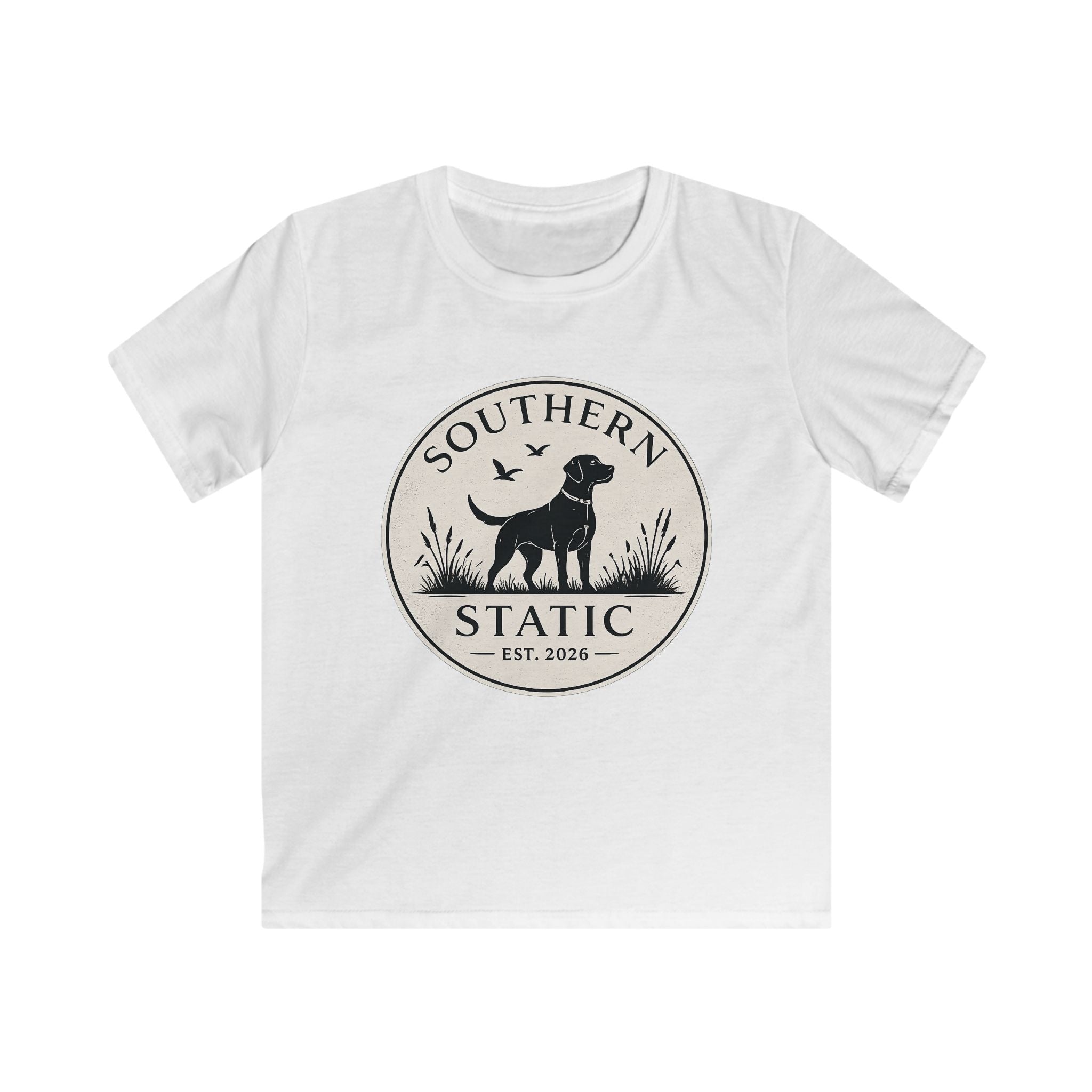 Kids T‑Shirt — Southern Static Dog Logo Tee (Est. 2026)