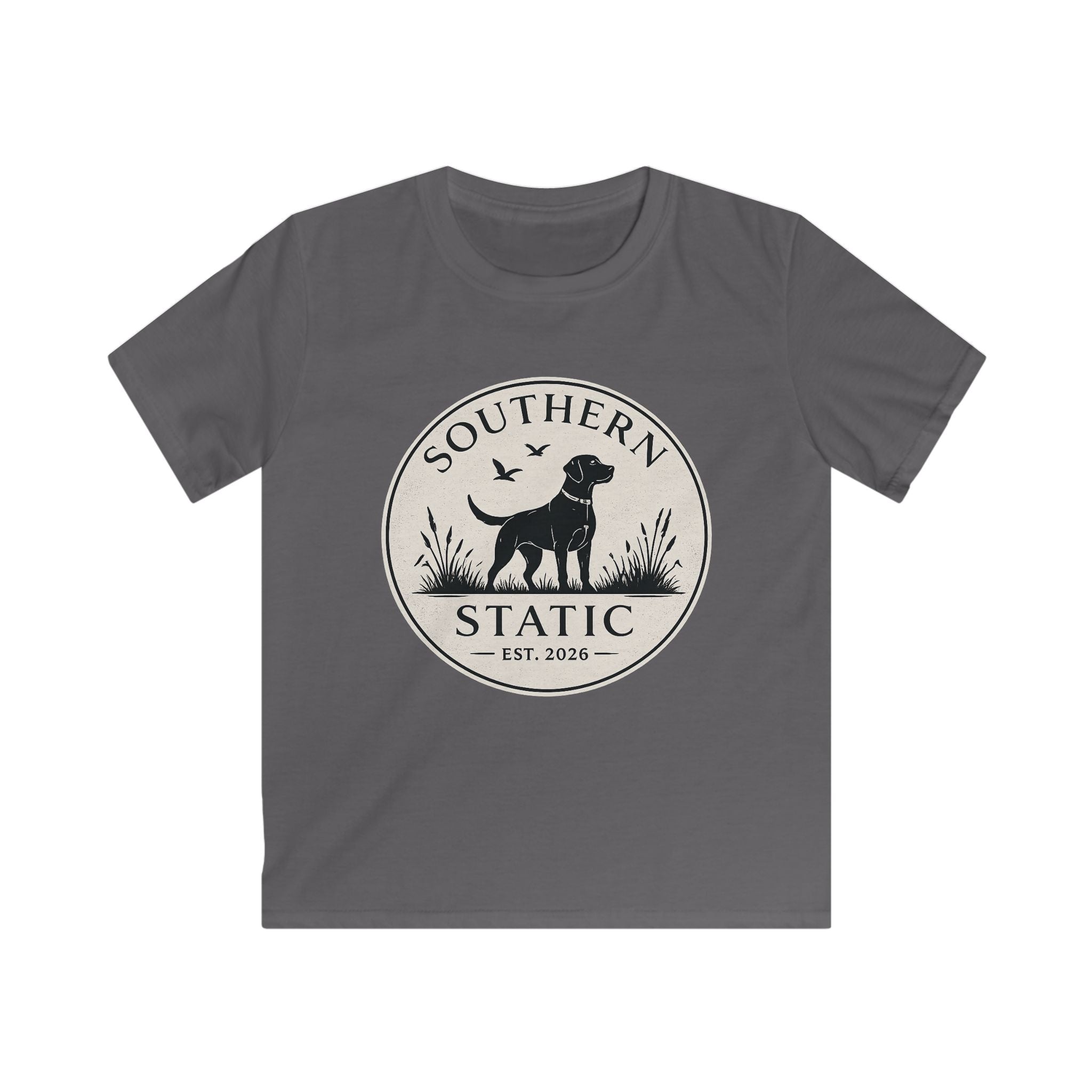 Kids T‑Shirt — Southern Static Dog Logo Tee (Est. 2026)