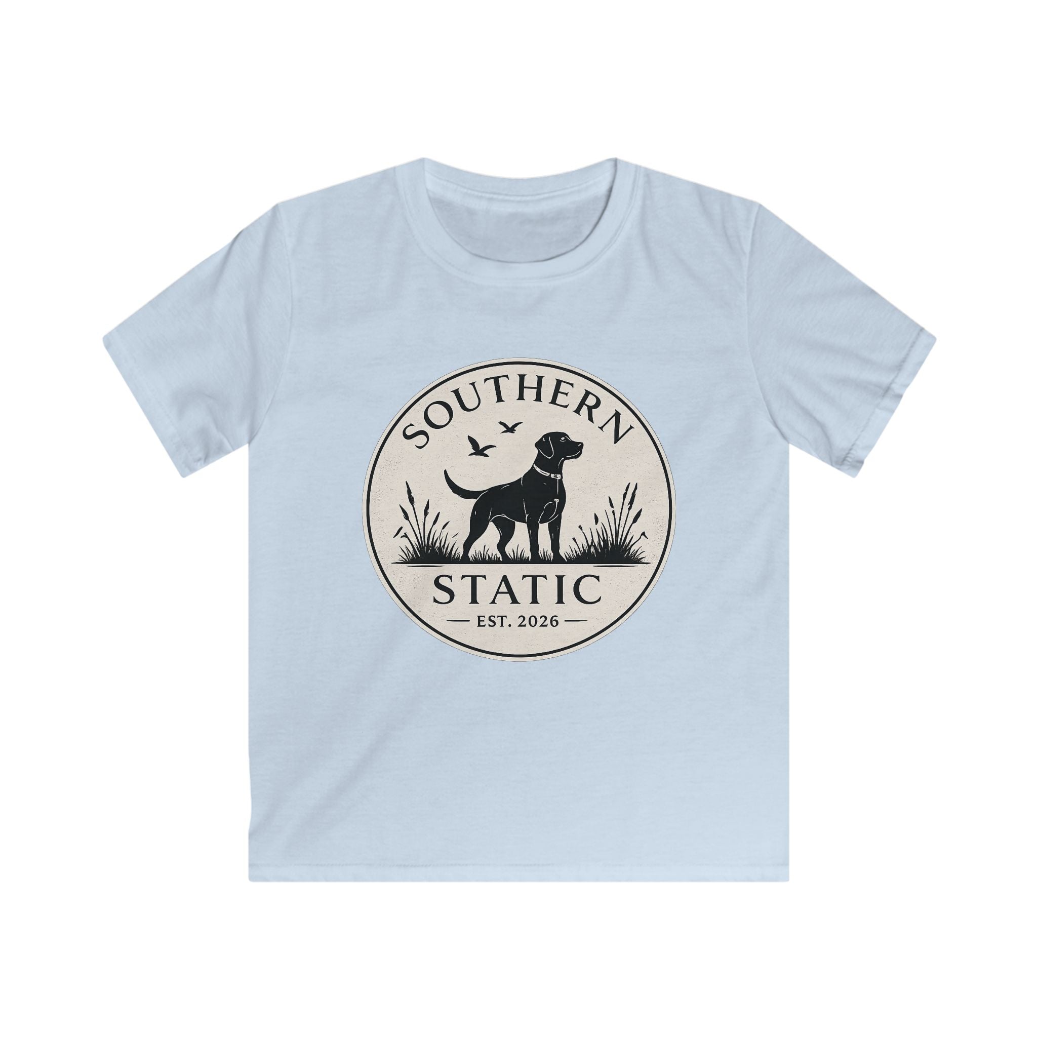 Kids T‑Shirt — Southern Static Dog Logo Tee (Est. 2026)