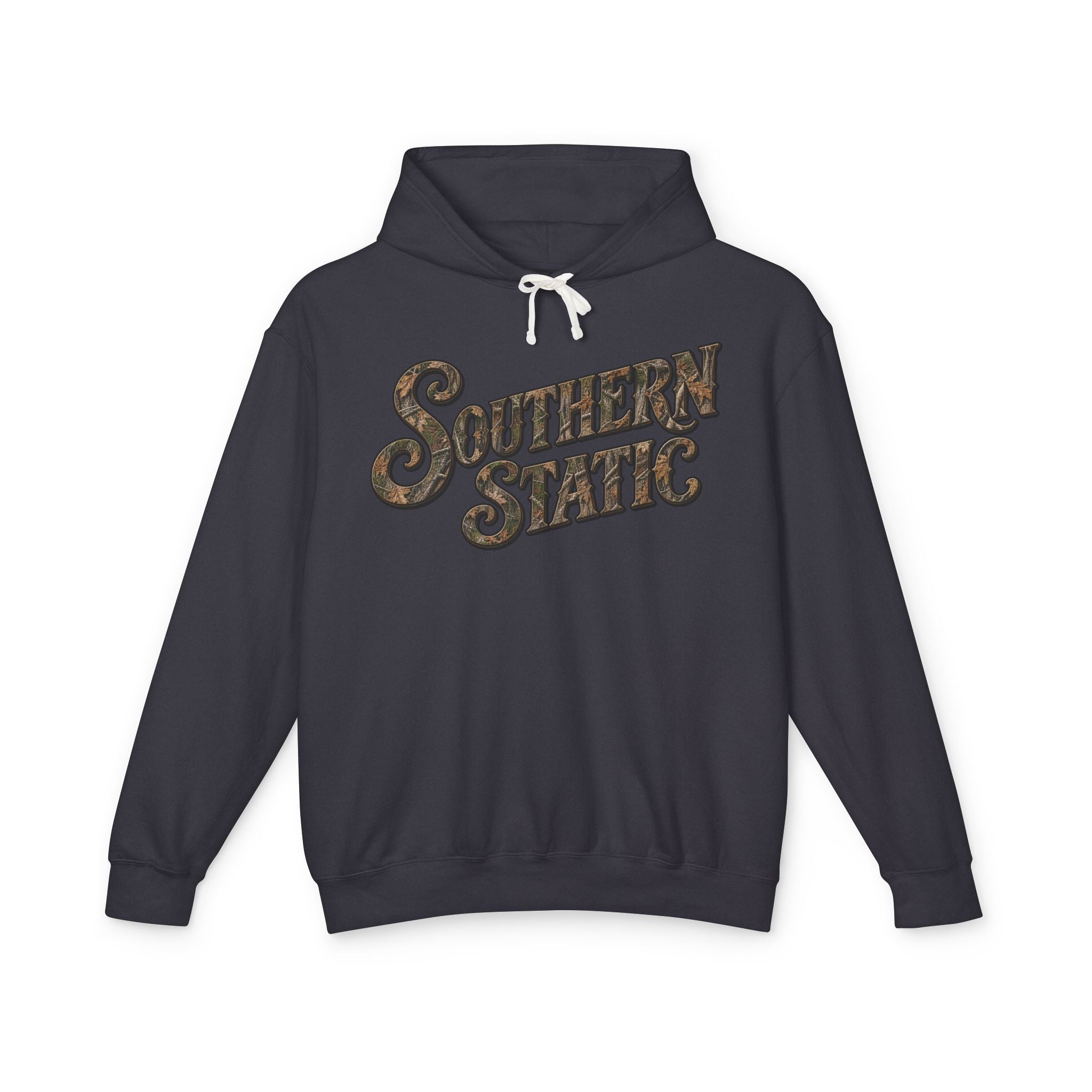 Southern Static Logo Hoodie — Vintage Script Pullover