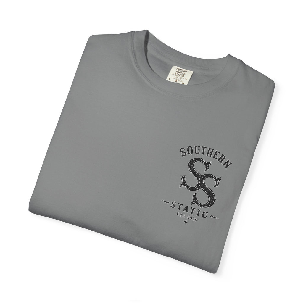 Southern Farmer By Choice T-Shirt — 'Southern Static' Vintage Farm Logo