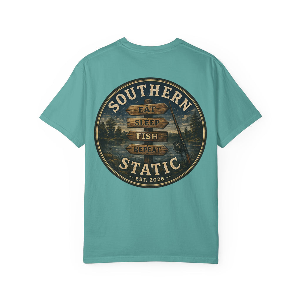 Southern Static "Eat Sleep Fish Repeat" T-Shirt