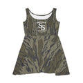 Camo Skater Dress — 'Southern Static' Logo Women's Tank Dress