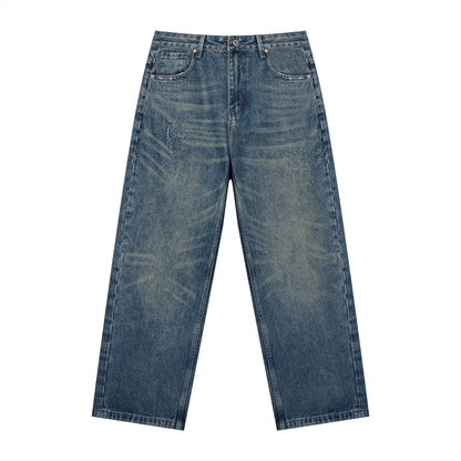 Men's Vintage Wash Denim Jeans