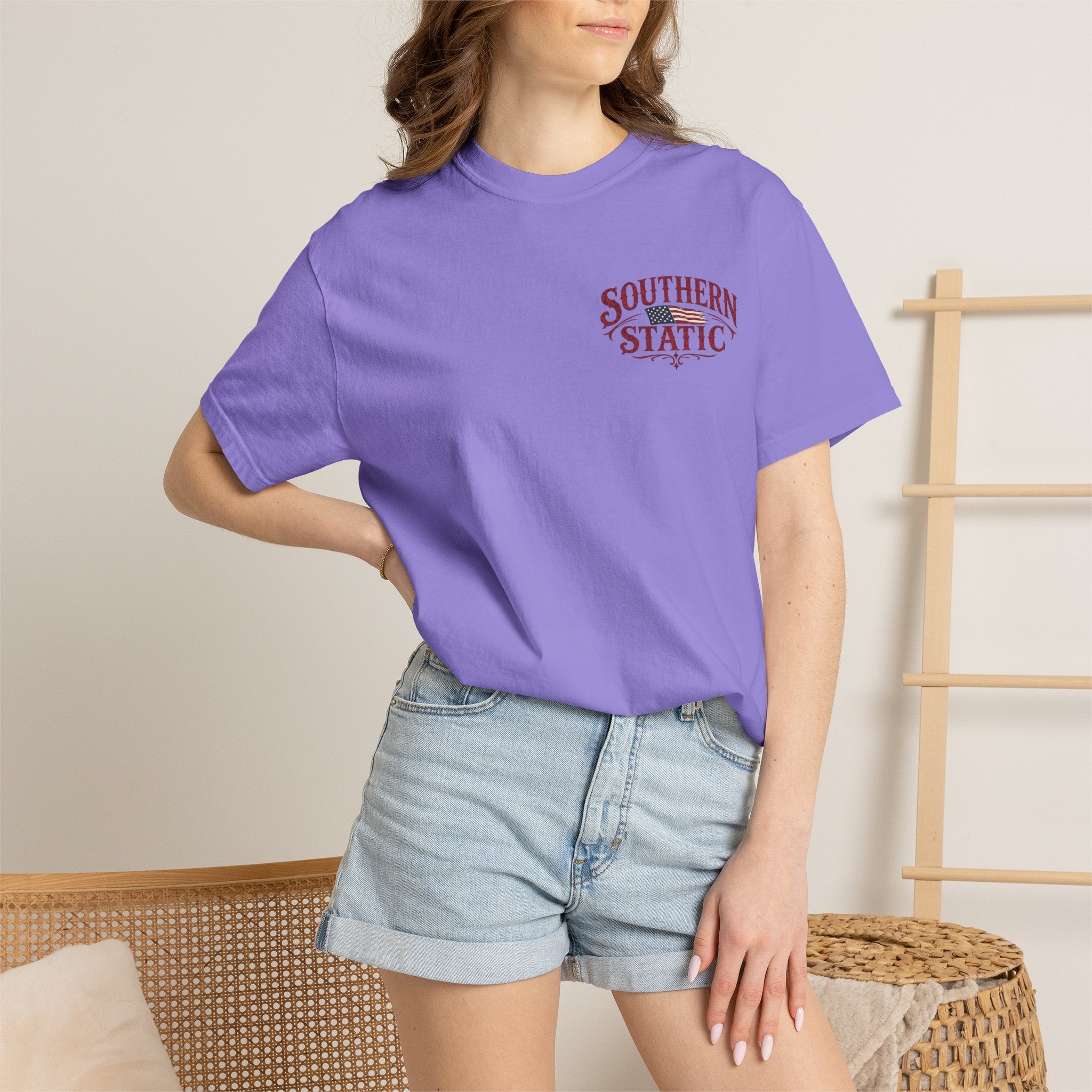 Southern Static Farm Logo T-Shirt — Vintage Barn Graphic