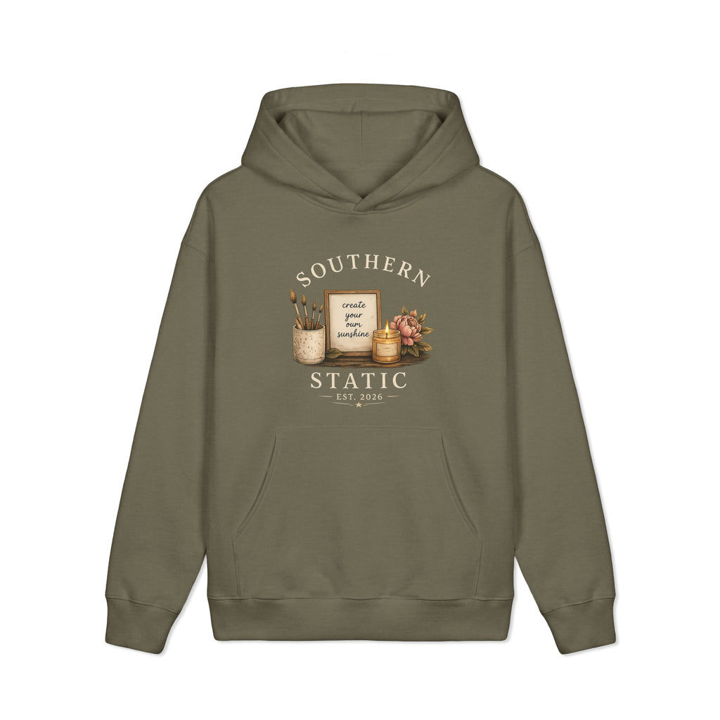 Brown Heavyweight Hooded Sweatshirt — Cozy Mainstreet Pullover