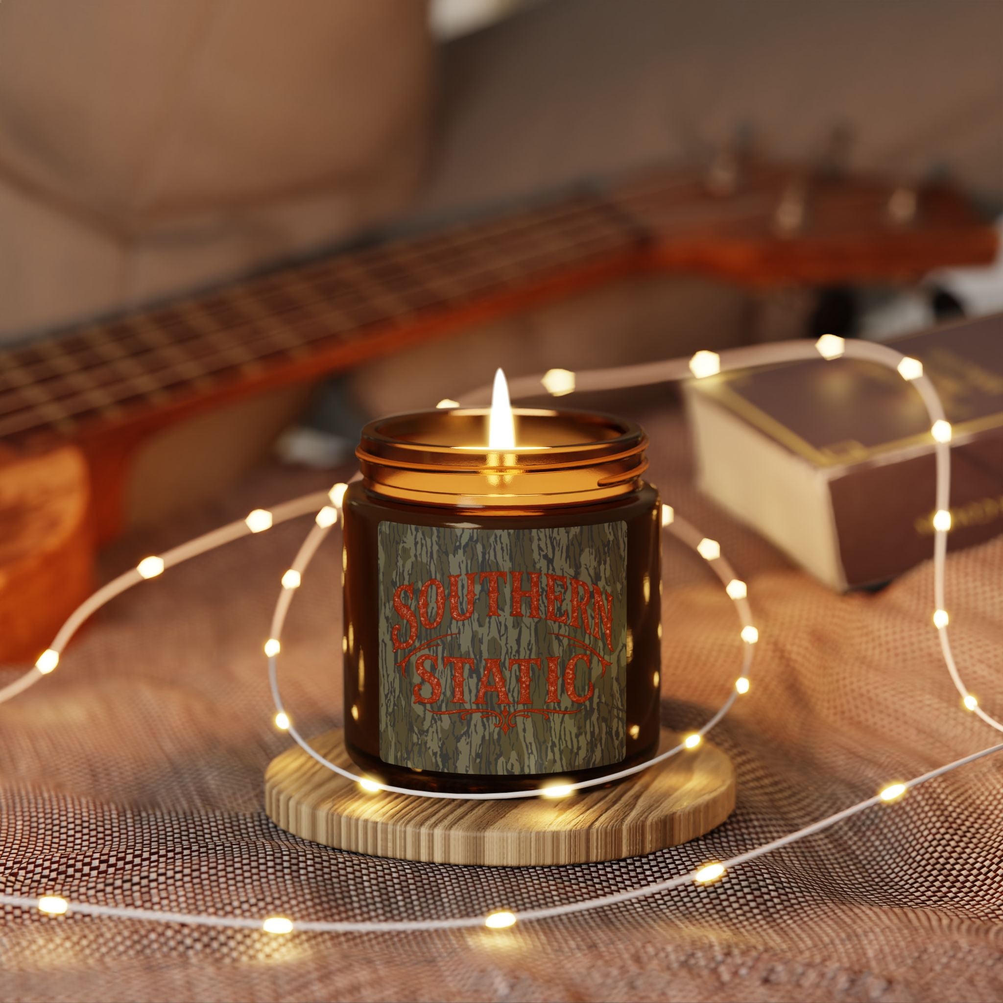 Southern Static Candle | Amber Jar Soy Candle
