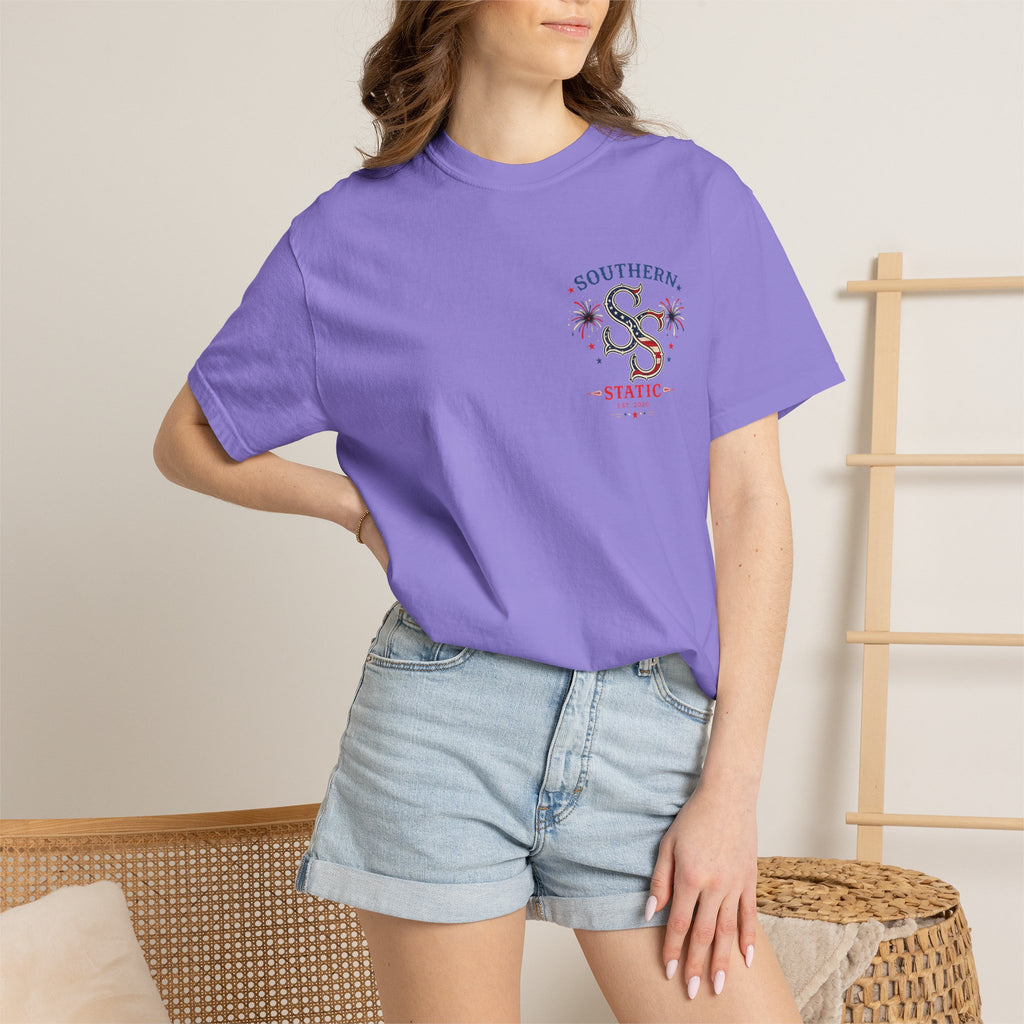 Women’s Southern Static Patriotic T-Shirt