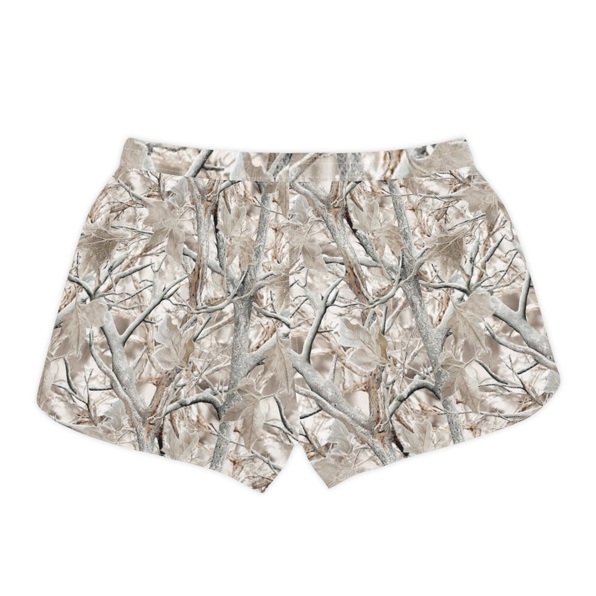 Casual Shorts - Southern Static Snow Camo Print
