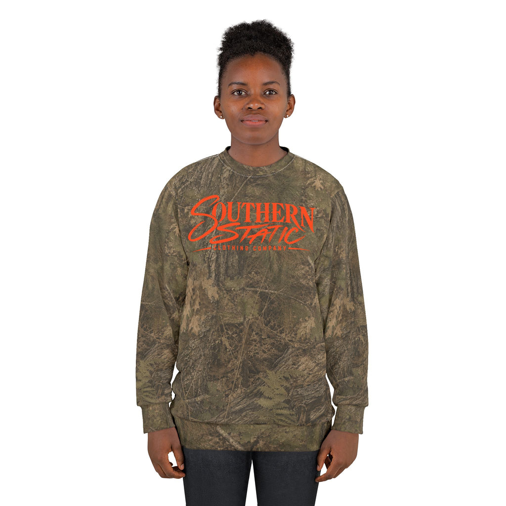 Camo "Southern Static" Sweatshirt — Realtree Hunting Crewneck
