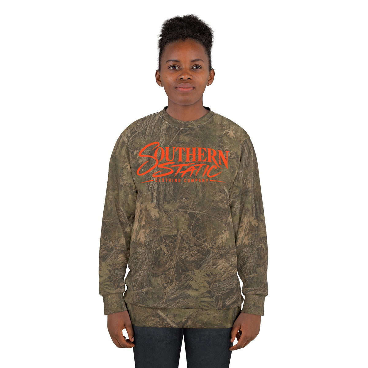Camo "Southern Static" Sweatshirt — Realtree Hunting Crewneck