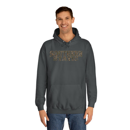 Southern Static Hoodie - Retro College Style Pullover