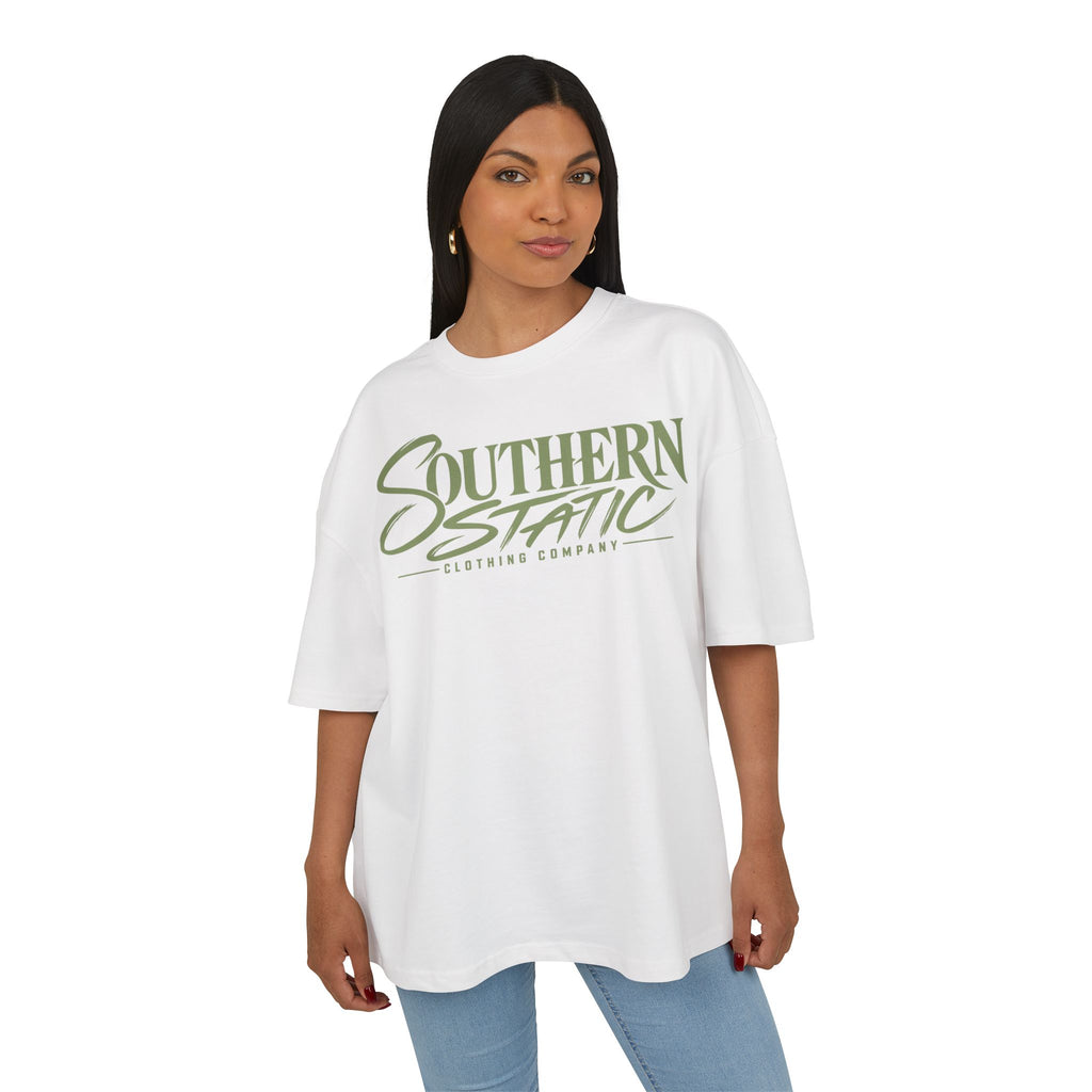 Southern Static Logo T‑Shirt — Vintage Script Graphic Tee