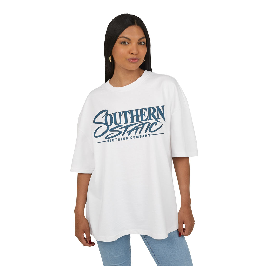 Southern Static Logo Tee — Vintage Script Graphic T-Shirt