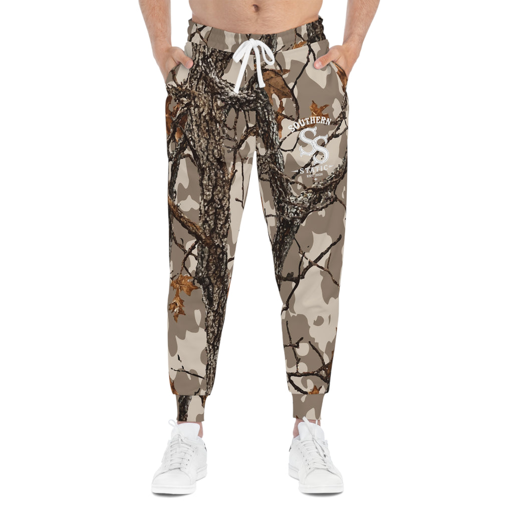 Camo Tree-Print Joggers — Realtree-Inspired Athletic Sweatpants
