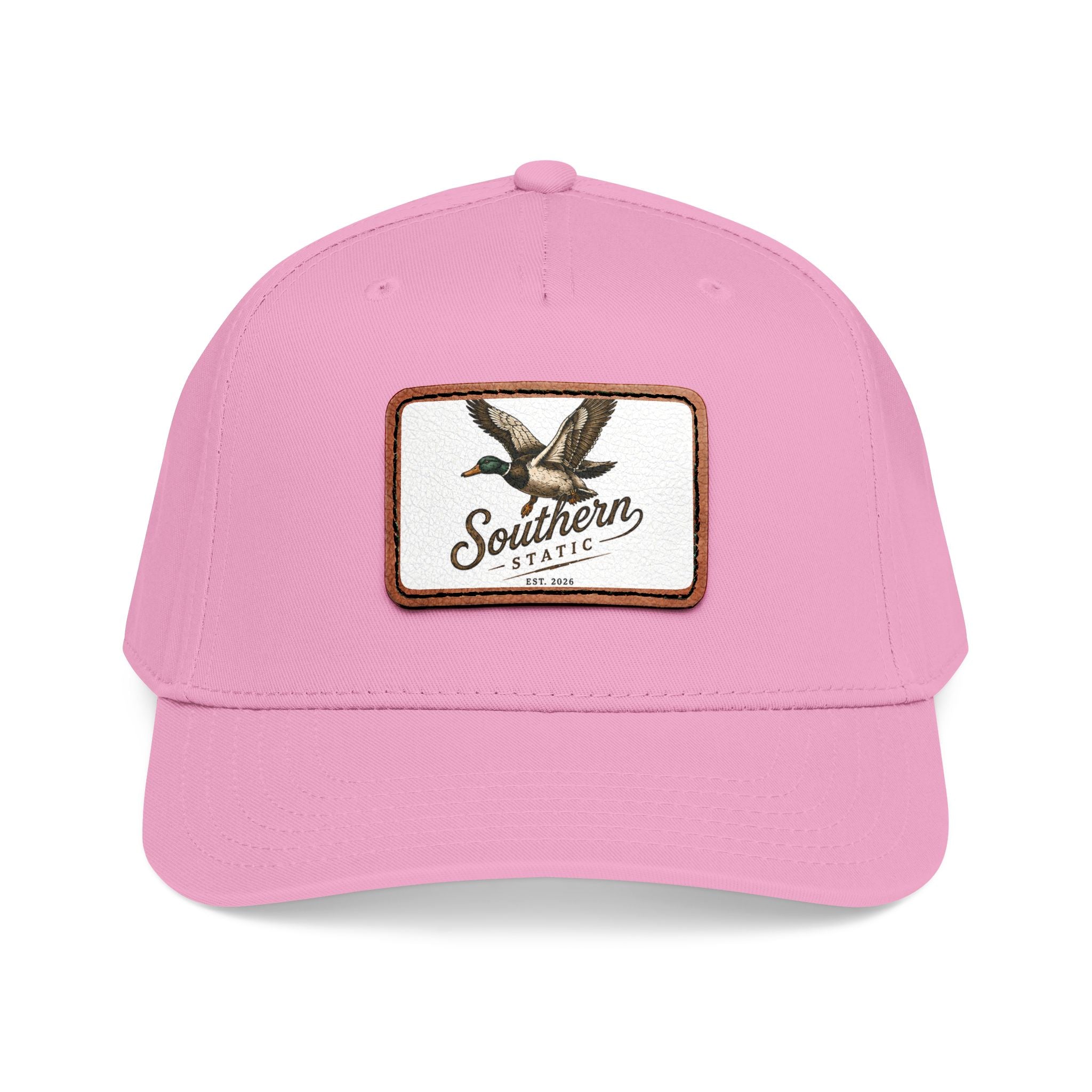 Leather Patch Dog Baseball Cap — Southern Tracker Mid-Profile Hat
