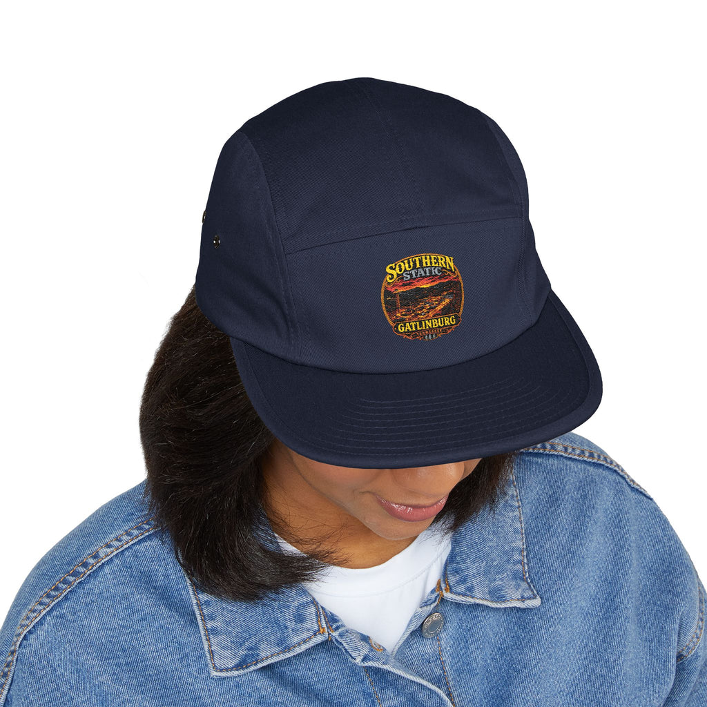 Southern State Gatlinburg Embroidered 5-Panel Cap | Khaki